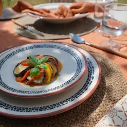 6 Assiettes À DessertAmatxi 20Cm En FaienceBlanc