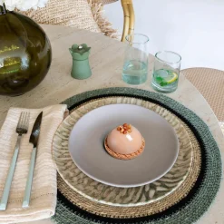 6 Assiettes À DessertArita 20.5Cm En GrèsGris