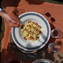 6 Assiettes À PâtesAmatxi 28Cm En FaienceBlanc