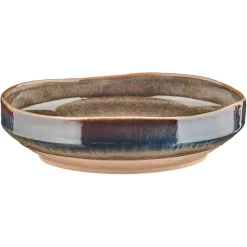 6 Assiettes Creuses Genesis marron volcanique - 100 cl