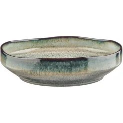 6 Assiettes Creuses Genesis bleu/gris/kaki - 100 cl