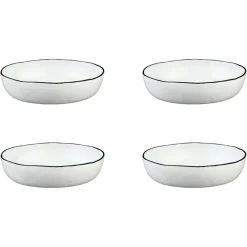 4 Assiettes creuses Pure blanc neige - 100 cL