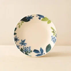 6 Assiettes CreusesBleuet 20.5Cm En Grès