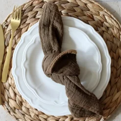 6 Assiettes DessertsCharlotte 20Cm En GrèsBlanc