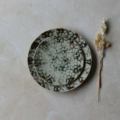 6 Assiettes DessertsMaka 20Cm En Porcelaine