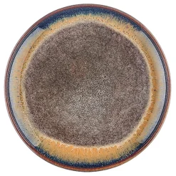 6 Assiettes Genesis marron volcanique - D.16 cm