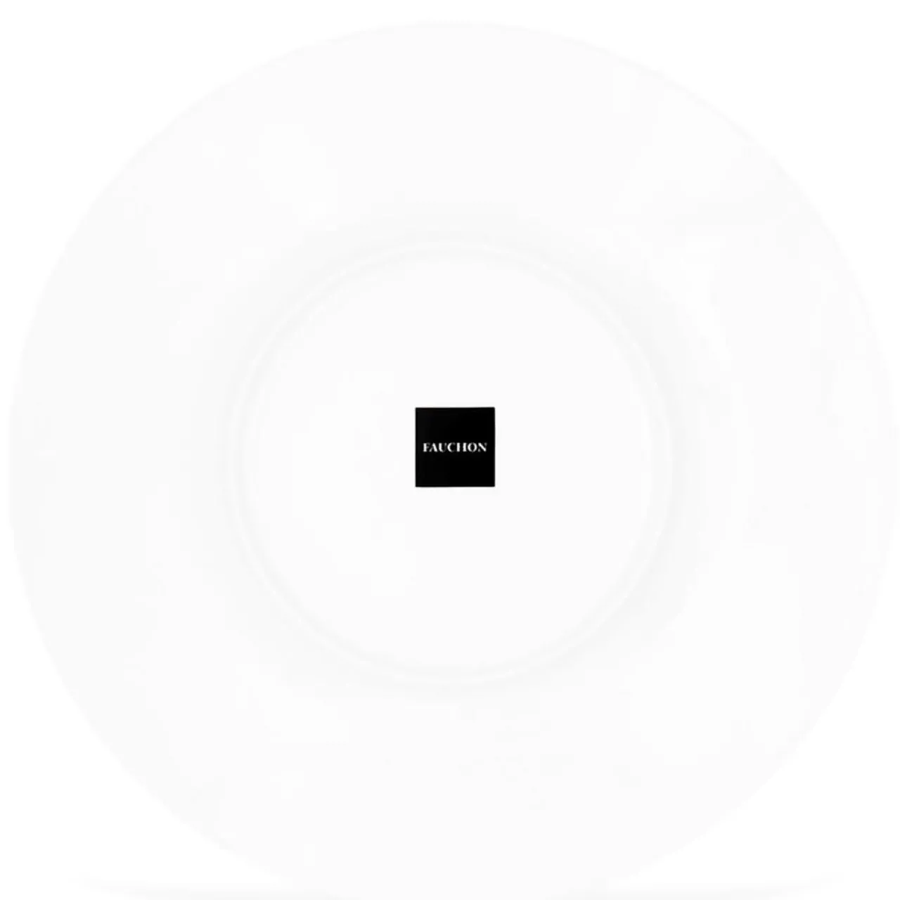 6 Assiettes plates en Porcelaine Bistrot chef blanches - D.29 cm