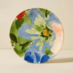 6 Assiettes PlatesFloralux 26Cm EnPorcelaine