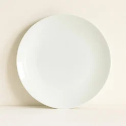 6 Assiettes PlatesMetropolitan 27Cm EnPorcelaine Blanche
