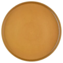 4 Assiettes Scandi jaune ocre - D.21 cm