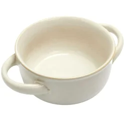 6 Bols à soupe au grès du temps beige - 13.7x7x13.7 cm