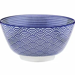 6 Bols apéritif Pattern Dark blue bleu foncé - D.12 cm