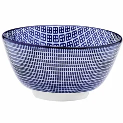 6 Bols apéritif Pattern Dark blue bleu foncé - D.12 cm