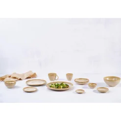 6 Bols conico sable - 33cl