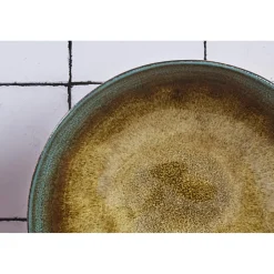 6 Bols en Grès Island kaki/bleu - 100 cl