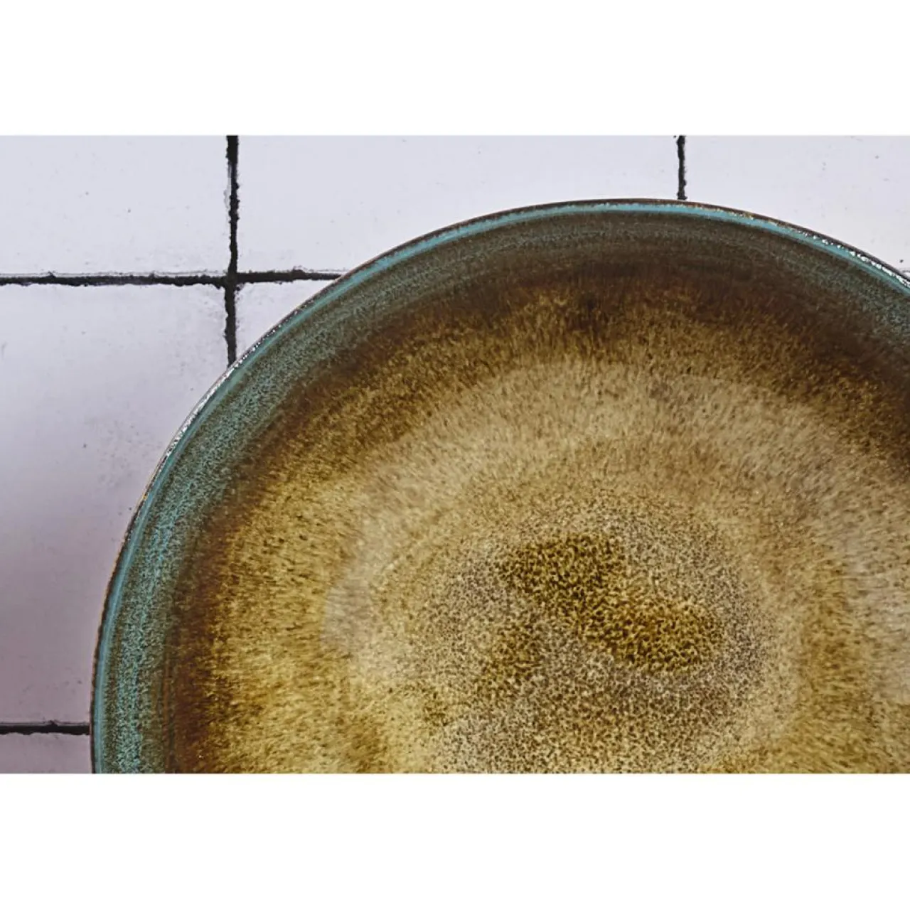 6 Bols en Grès Island kaki/bleu - 100 cl