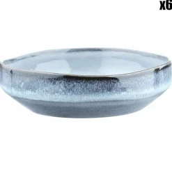 6 Bols Genesis bleus - D.17 cm