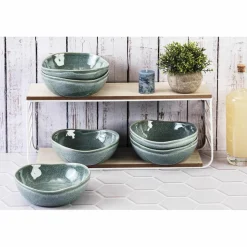 6 Bols Magma bleus - 18.5 cm