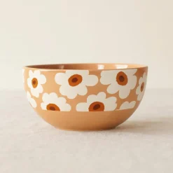 6 Bols Marguerite55Cl En Grès Terracotta