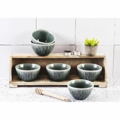 6 Bols Moon bleu nuit - D.11.5 cm