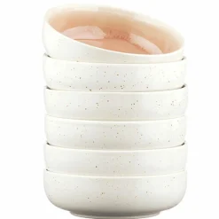 6 Bols Oxygen rose poudre/beige - D.13 cm