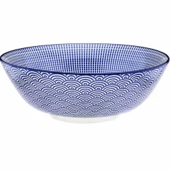 6 Bols Pattern Dark blue bleu foncé - D.21 cm