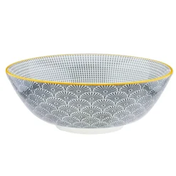 6 Bols Pattern Eclipse gris anthracite - D.21 cm