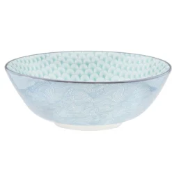 6 Bols Pattern Pastel rose pastel/bleu pastel/vert pastel - D.21 cm