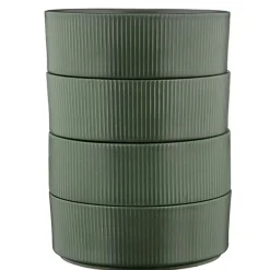 4 Bols Scandi vert olive - 100 cl