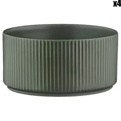 4 Bols Scandi vert olive - 40 cl