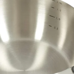 4 Casseroles induction argentées - D.14/16/18/20 cm