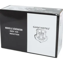 4 Casseroles induction argentées - D.14/16/18/20 cm