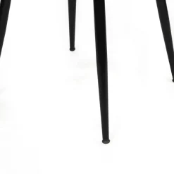 2 Chaises Kusakli crème/noir - 43x82x43 cm