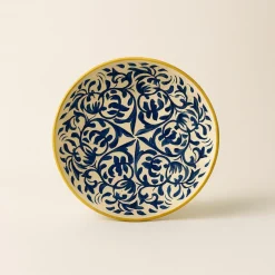 6 Coupelles Héraclée500Ml En Grès DécorBleu