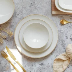 6 Coupelles Nuance15Cm En PorcelaineBlanc