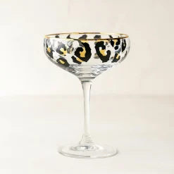 4 Coupes Léopard27Cl En Verre