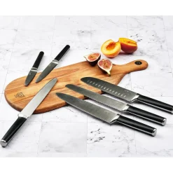 6 Couteaux de cuisine Jona inox mat