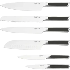 6 Couteaux de cuisine Loki inox mat