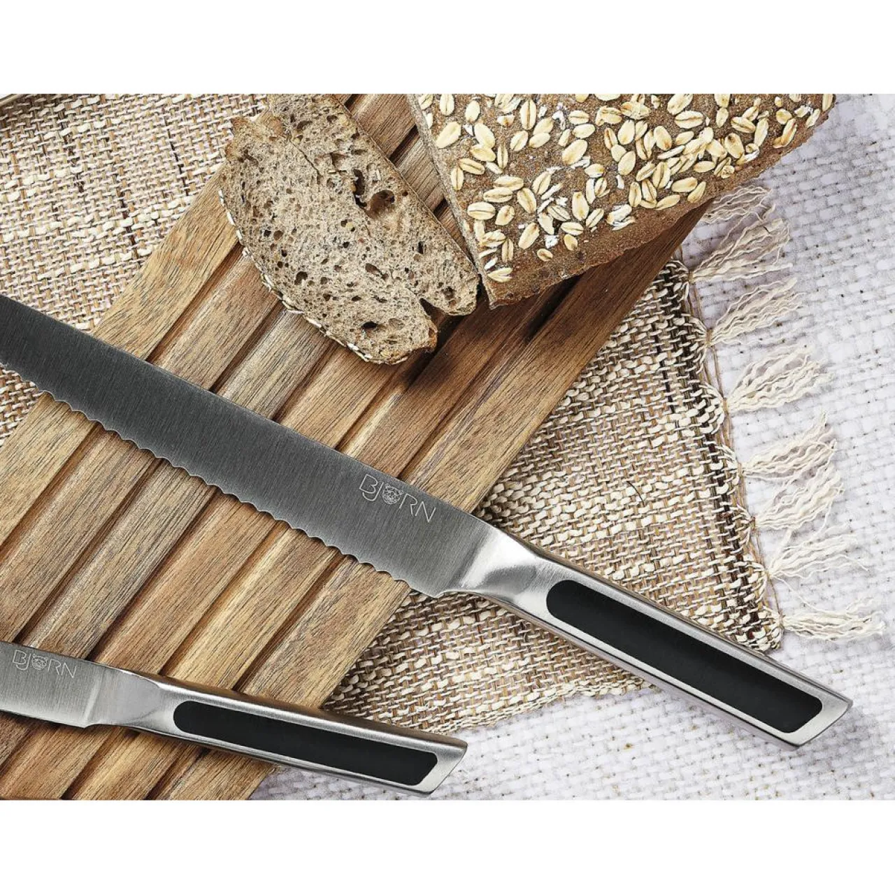 6 Couteaux de cuisine Loki inox mat