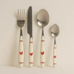 6 Couteaux De TableGallina 23Cm En AcierInoxydable