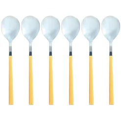 6 Cuillères de table Colorama safran -21.5 cm