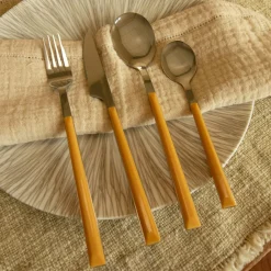 6 Cuillères de table Colorama safran -21.5 cm