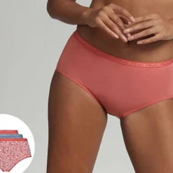 3 Culottes Coton Bio multicolores