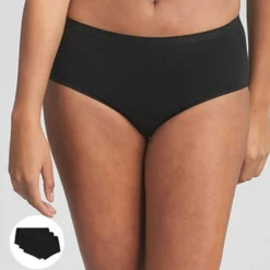 2 Culottes en Coton Bio noires