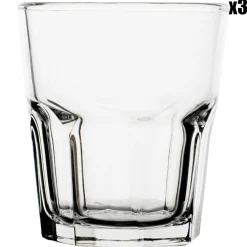 3 Gobelets Icon transparents - 37cl