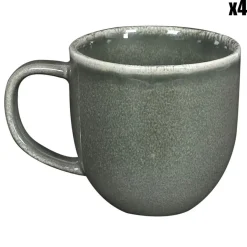 4 Mugs black forest noirs - 30 cl