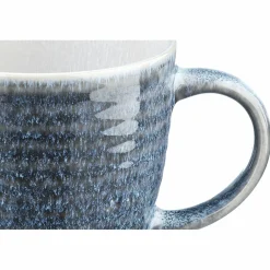 6 Mugs Cosmos bleu/blanc nacré - 30 cl