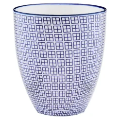 6 Mugs Pattern Dark blue bleu foncé - 30 cl