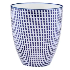 6 Mugs Pattern Dark blue bleu foncé - 30 cl