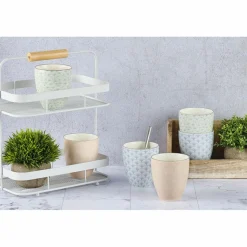 6 Mugs Pattern Pastel rose pastel/bleu pastel/vert pastel - 30 cl